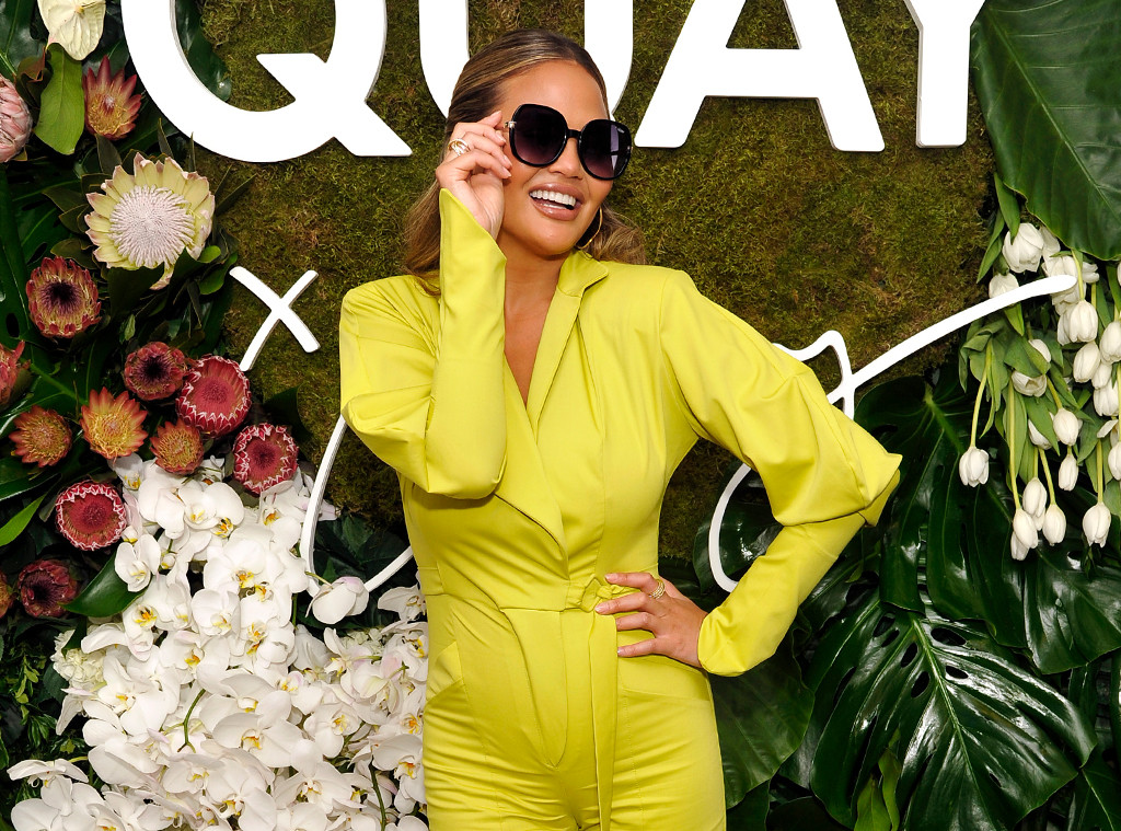 E-Comm: Chrissy Teigen, Quay Australia Launch